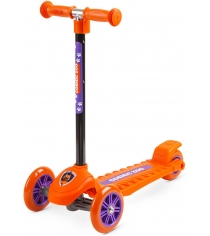 Кикборд Small Rider Cosmic Zoo Galaxy светящиеся колеса оранжевый