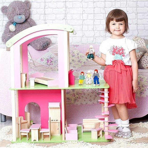 Кукольный домик Craft Флоренция с мебелью и куклами DY-0103