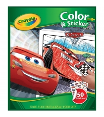 Раскраска с наклейками Тачки 3 Crayola 04-0128R