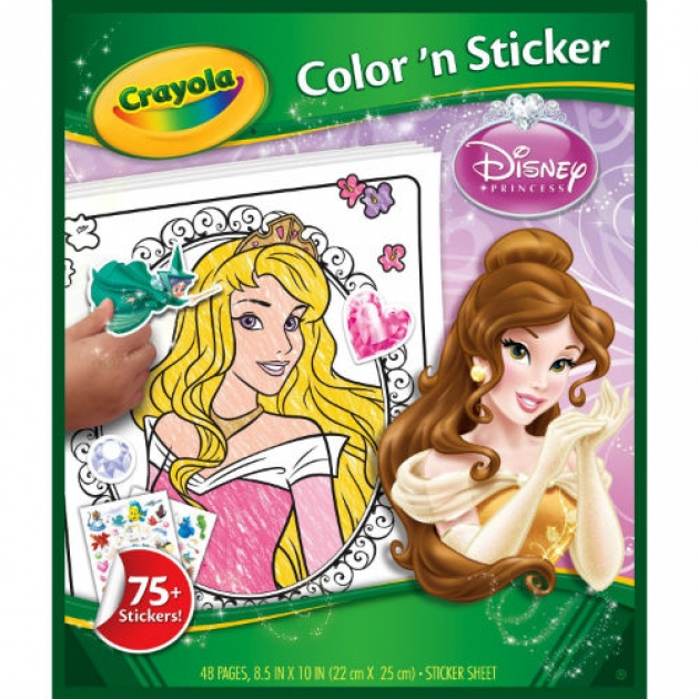 Раскраска с наклейками принцессы Crayola 04-0202C