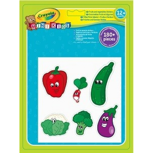 Набор наклеек фрукты и овощи Crayola 81-2010