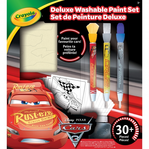 Набор для творчества со смываемыми красками Тачки 3 Делюкс Crayola 54-0159