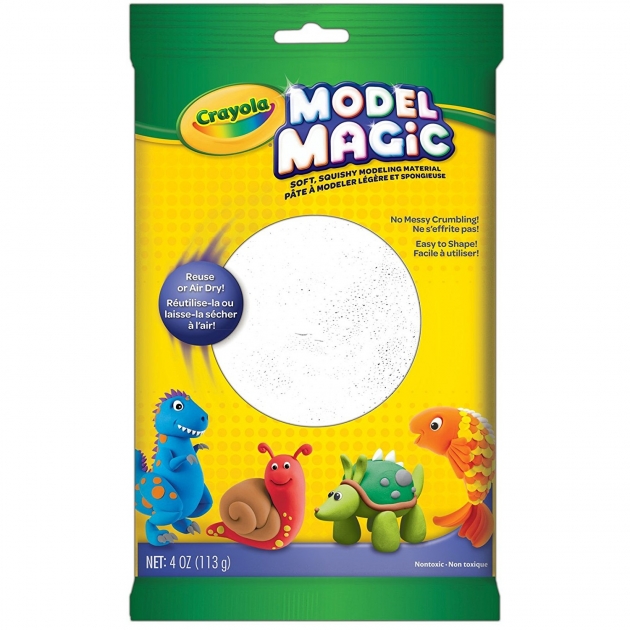 Волшебный застывающий пластилин Белый Crayola 57-4401