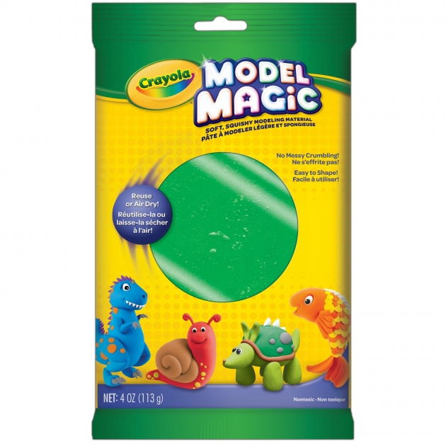 Волшебный застывающий пластилин Зеленый Crayola 57-4444