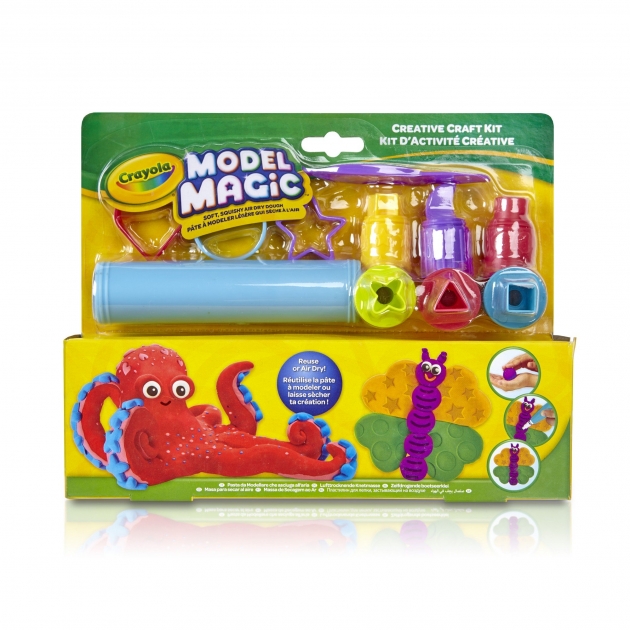 Маленький набор пластилина model magic с инструментами Crayola 57-2033