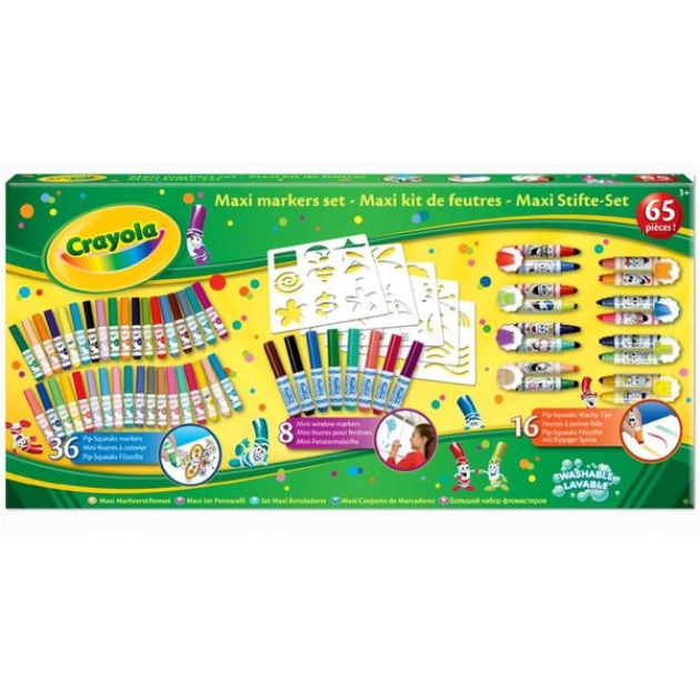 Гигантский набор фломастеров 65 предметов Crayola 58-1301