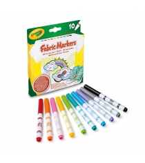 Набор фломастеров для росписи по ткани 10 штук Crayola 58-8633