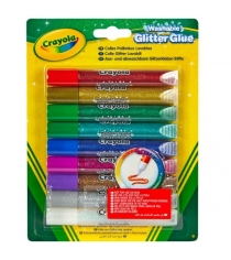 Клей с блестками 9 цветов Crayola 69-3527