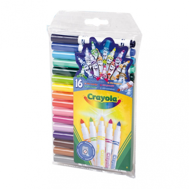 Набор из 16 фломастеров в мягкой упаковке Crayola 93102