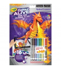 Интерактивная раскраска Colour Alive драконы Crayola 95-1051...