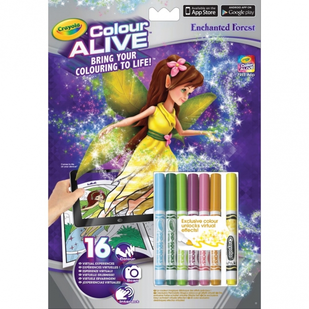 Интерактивная раскраска заколдованный сад Crayola 95-1050