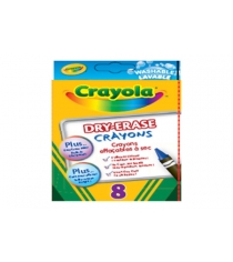 8 легко стираемых восковых мелков Crayola 98-5200