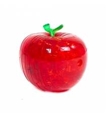 Кристальный 3d пазл яблоко красное 45 элементов Crystal puzzle Г32540 ...