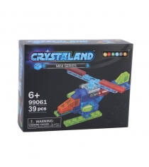 Конструктор crystaland мини самолет 38 деталей Crystaland SHGS002...