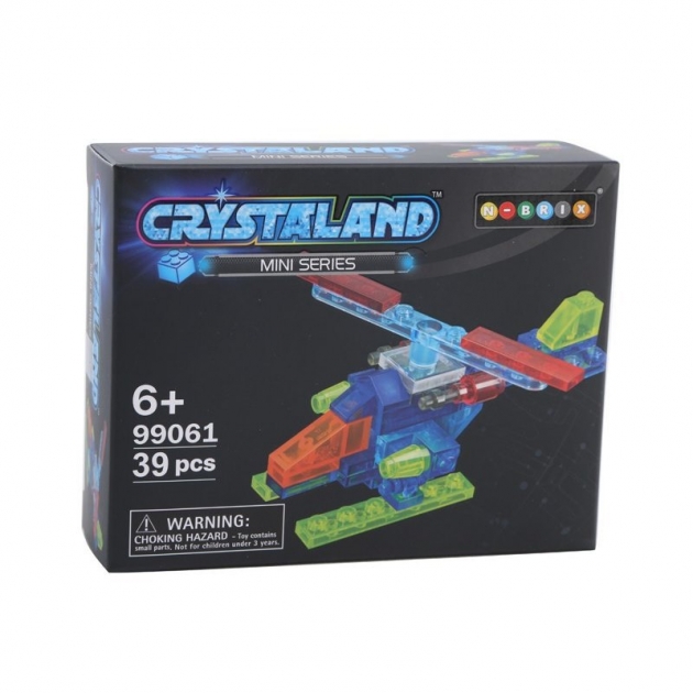 Конструктор crystaland мини самолет 38 деталей Crystaland SHGS002