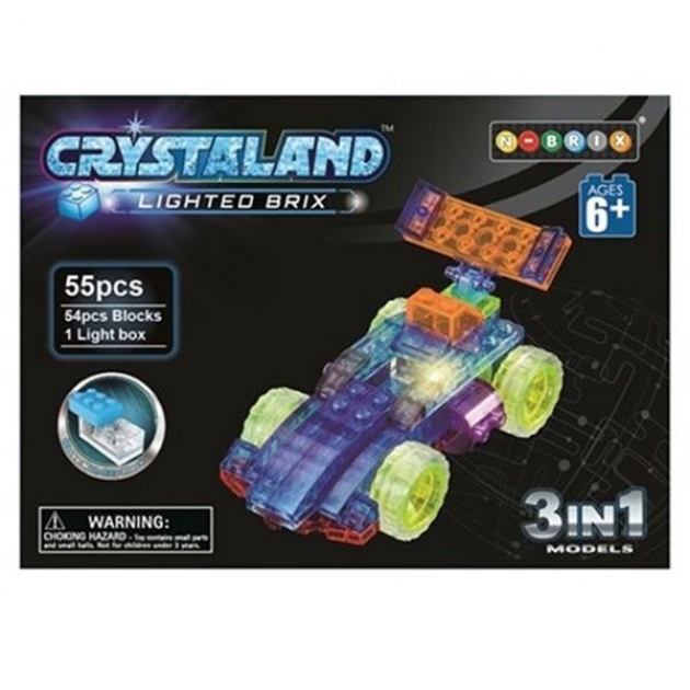 Конструктор автомобиль 55 дет Crystaland Г86905