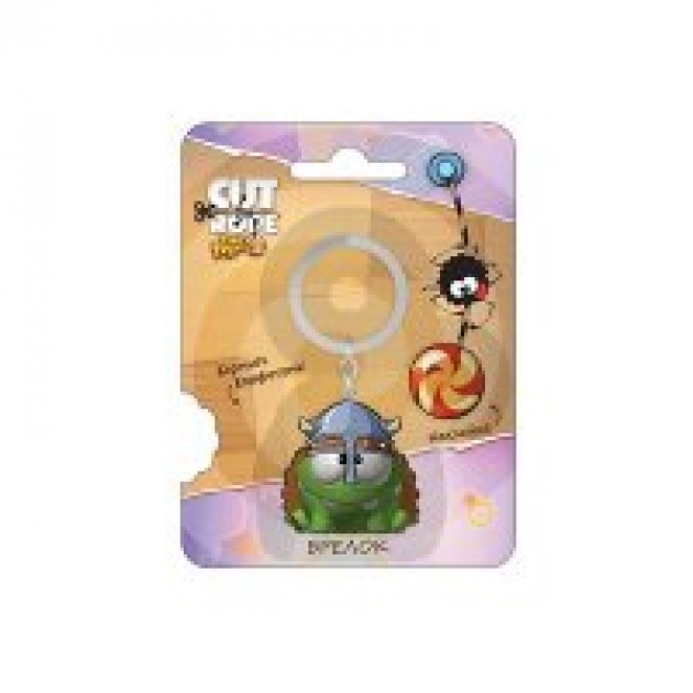 Сувенир брелок 3D Викинг Ам Ням Cut the Rope см014