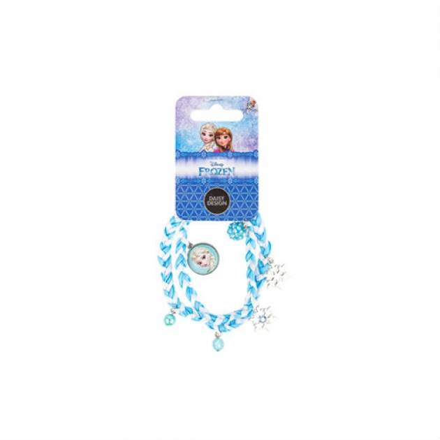Украшение для девочек frozen плетеный браслет очаровательные снежинки Daisy Design 64993