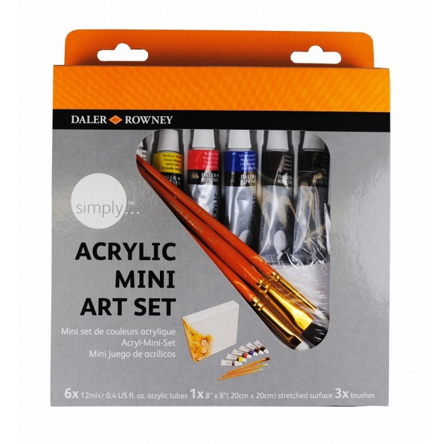 Краски акриловые Simply mini set Daler rowney 126500900