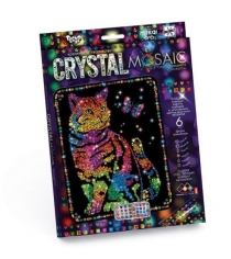 Набор для творчества Данко тойс crystal mosaic кот с бабочкой CRM-01-03...