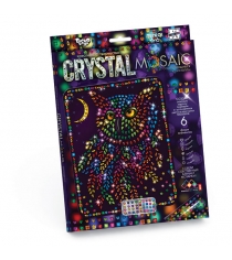 Набор для творчества Данко тойс crystal mosaic сова CRM-01-06