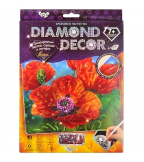 Алмазная мозаика Данко тойс diamond decor маки DD-01-04...