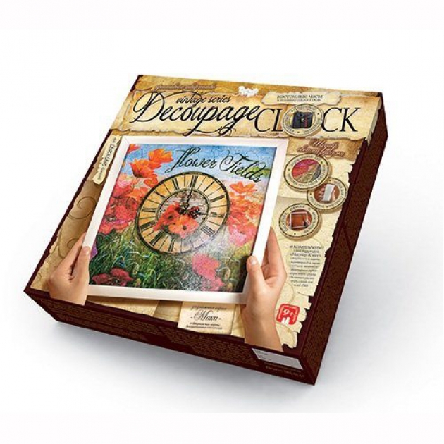 Набор для творчества Данко тойс decoupage clock с рамкой DKC-01-04