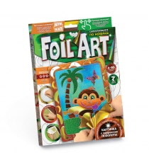 Аппликация цветной фольгой foil art мартышка Danko toys FAR-01-05...