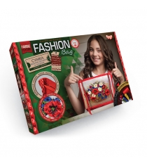 Набор для вышивки лентами и бисером fashion bag цветы Danko toys FBG-01-02