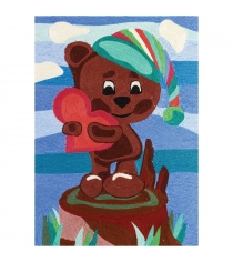 Набор для творчества ниткография медвежонок Danko toys NG-01-09