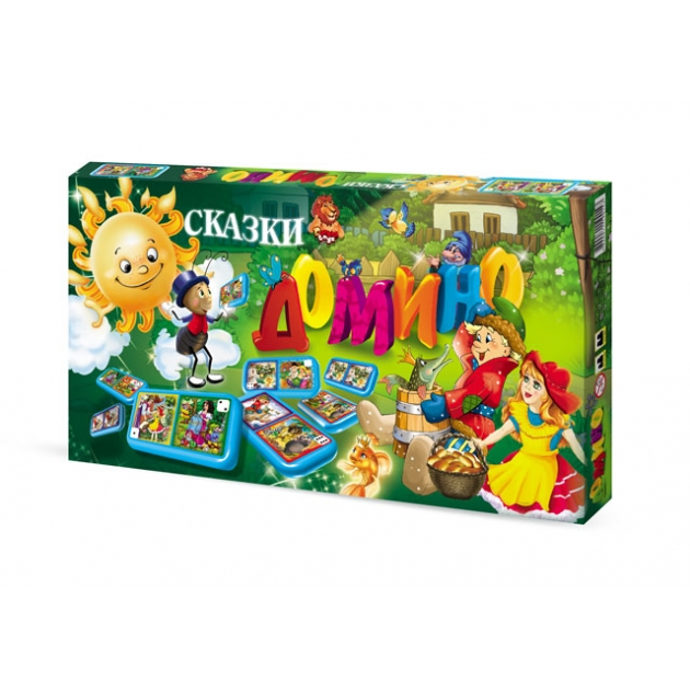 Игра настольная домино детское сказки 1 Danko toys DT G43C1