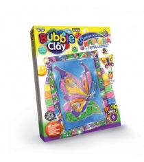 Набор для творчества витражная картина bubble clay бабочка Danko toys BBC-02-05