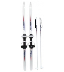 Лыжи подростковые Ski Race с палками 140 105 Ковров 5296-00/ЛыжS140