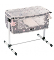 Кроватка для куклы скай с опускающимся бортиком 50 см Decuevas 51224