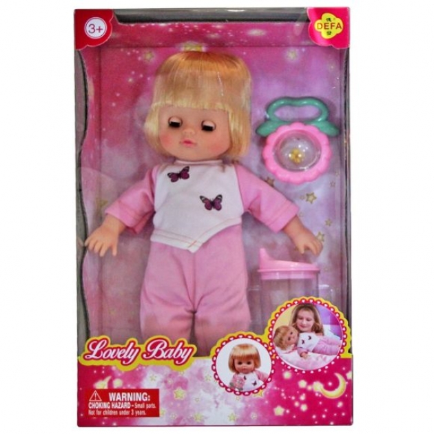 Кукла Defa любимый малыш 29 cм 5063/pink
