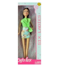 Кукла Defa lucy модная зеленое платье 8316green