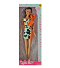 Кукла Defa lucy модная платье с оранжевым бантом 8316orange...