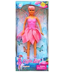 Кукла Defa lucy фея розовое платье 8324pink