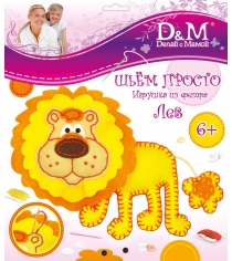 Набор игрушка из фетра D&M Делай с мамой ЛЕВ 10035