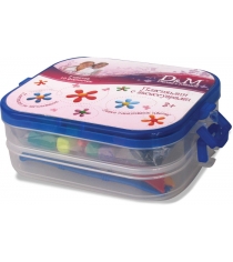 Пластилин для детской лепки D&M Делай с мамой с аксессуарами в пластиковой коробке 35606