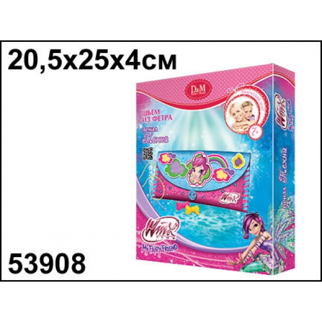 Набор winx club шьем пенал тенаника Делай с мамой 53908