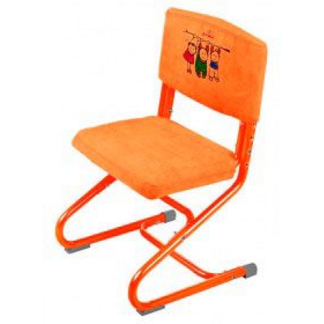 Чехол замшевый для стула Дэми оранжевый