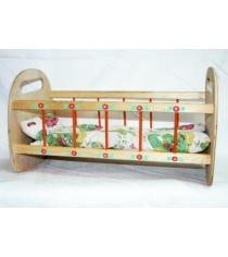 Кроватка для кукол деревянная Деревянные игрушки Владимир СУС2
