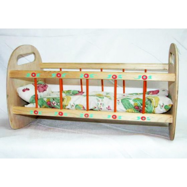 Кроватка для кукол деревянная Деревянные игрушки Владимир СУС2
