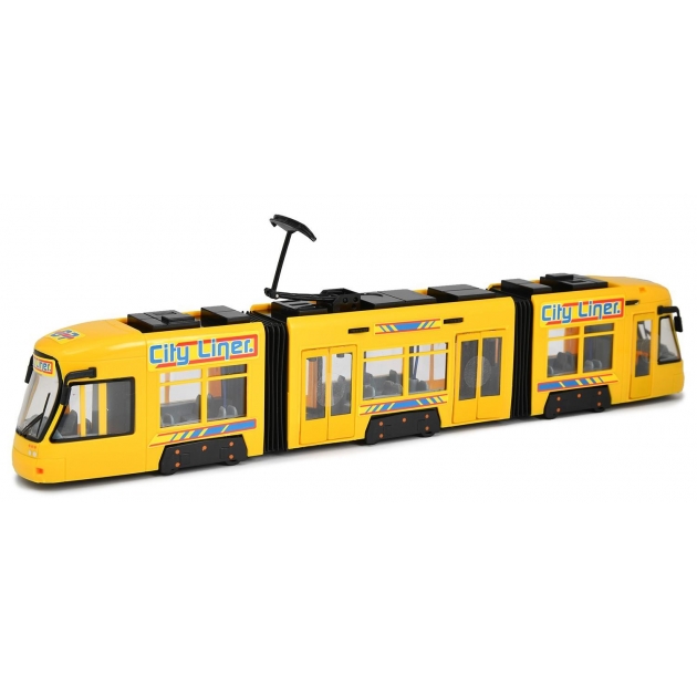 Городской трамвай желтый 46 см Dickie toys 3749005-2