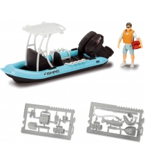 Игровой набор рыбацкая лодка с фигуркой и аксессуарами playlife Dickie toys 3833...
