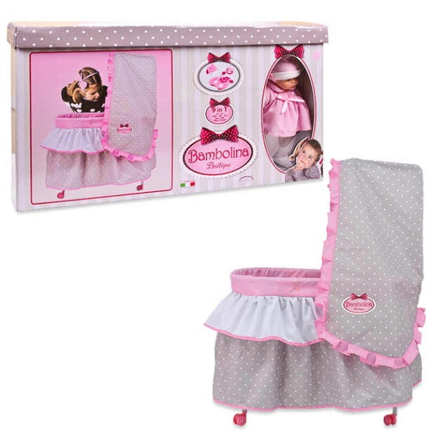 Набор bambolina boutique кровать с куклой Dimian 9612WB-M4