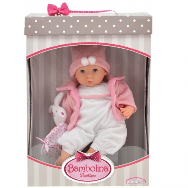 Мягконабивная кукла bambolina 36 см Dimian BD1620