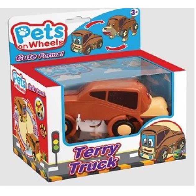 Набор pets on wheels грузовик собака терри Dracco D179001-3851