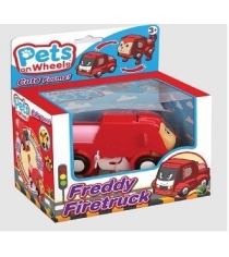 Набор pets on wheels пожарная машина обезьяна фредди Dracco D179001-3852...